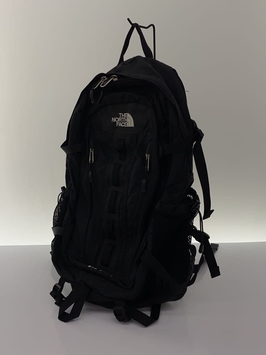 THE NORTH FACE BIG SHOT Backpack Nylon Black Scuffs and pilling on the back 2