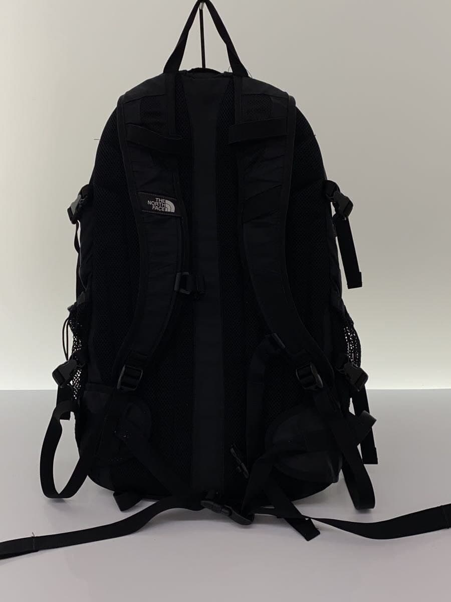 THE NORTH FACE BIG SHOT Backpack Nylon Black Scuffs and pilling on the back 3