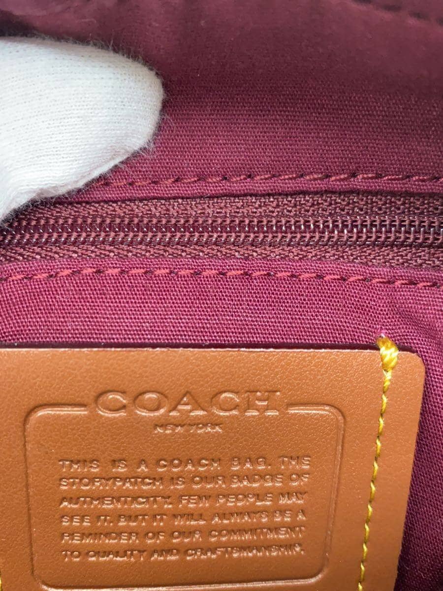 COACH Shoulder Bag_Camera Bag_Signature Canvas PVC BRW 5