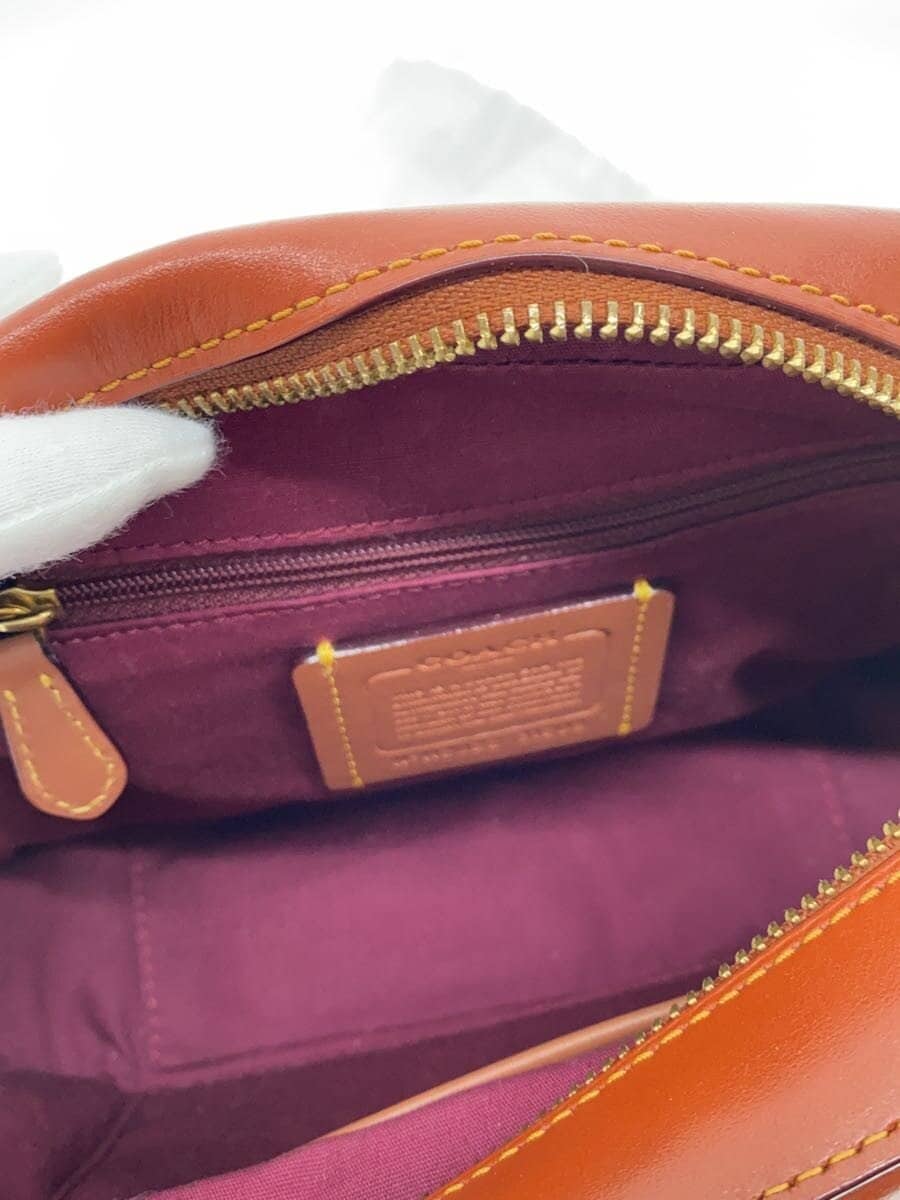 COACH Shoulder Bag_Camera Bag_Signature Canvas PVC BRW 6