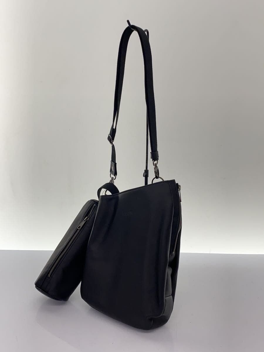 KLONBAINBRIDGE SHOULDER BAG Shoulder Bag Cowhide Leather BLK 2