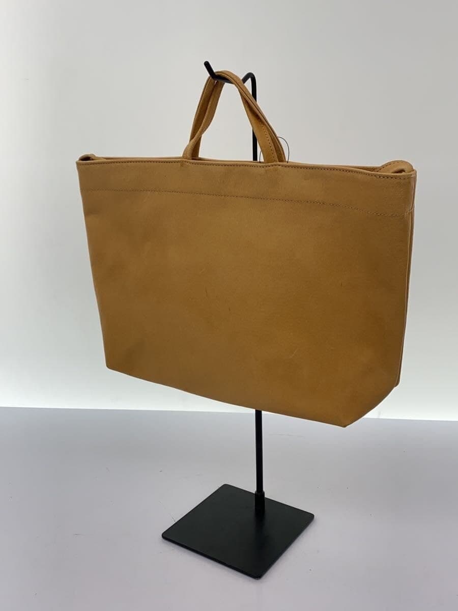 SONOR Tote Bag Leather BEG Some scuffs on the surface 2