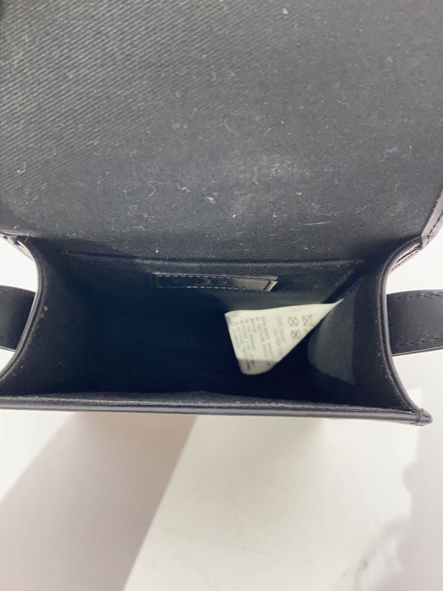 Y’s Shoulder Bag Cowhide Leather Black YO-111-517 6