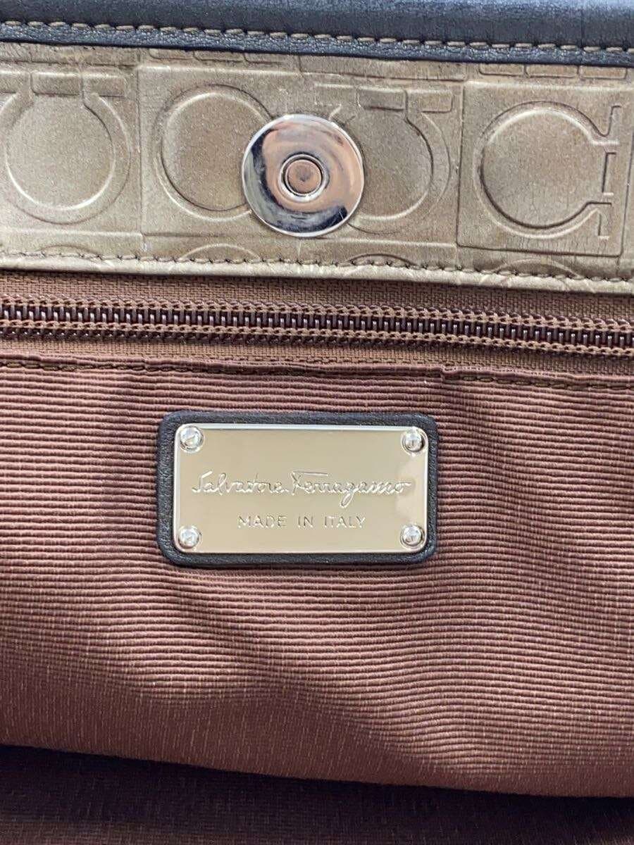 Salvatore Ferragamo Tote Bag Leather GLD AU-21 B475 5