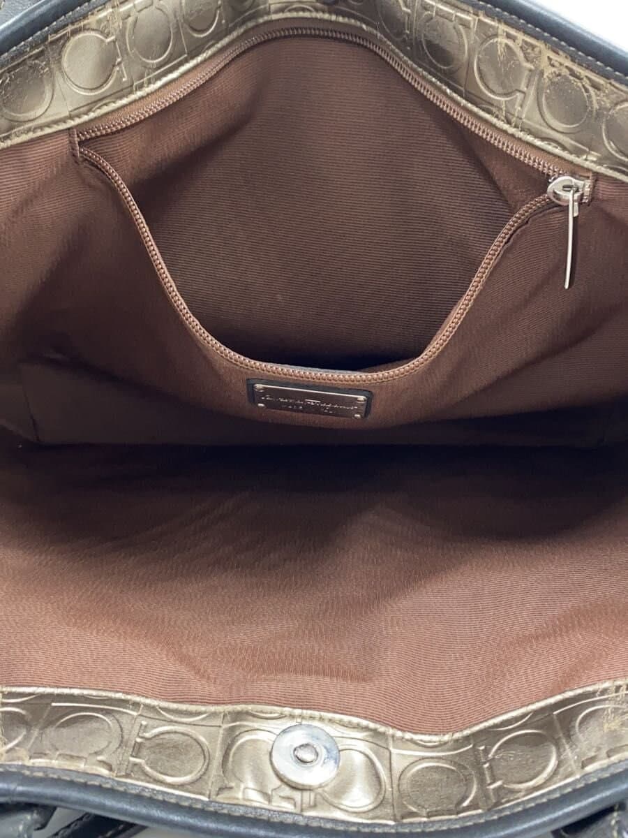 Salvatore Ferragamo Tote Bag Leather GLD AU-21 B475 6
