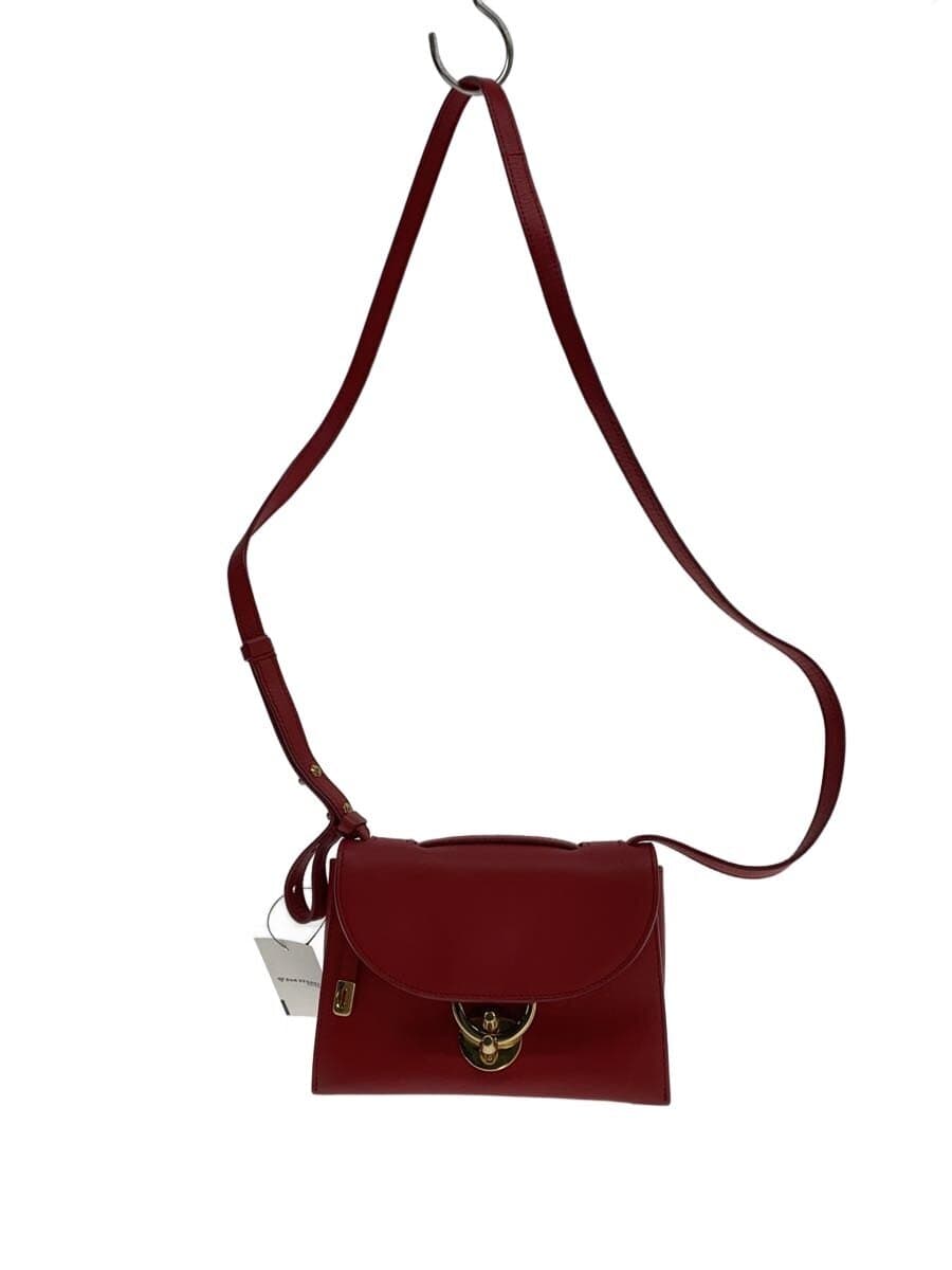 Salvatore Ferragamo Shoulder Bag Leather RED Solid