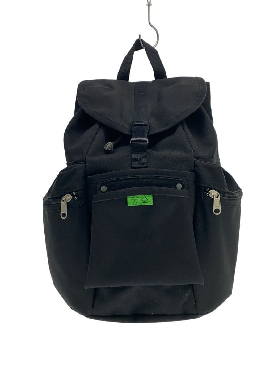 PORTER Backpack UNION Signs of Use Considered Canvas BLK