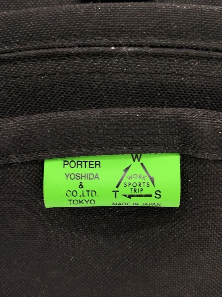 PORTER Backpack UNION Signs of Use Considered Canvas BLK 5