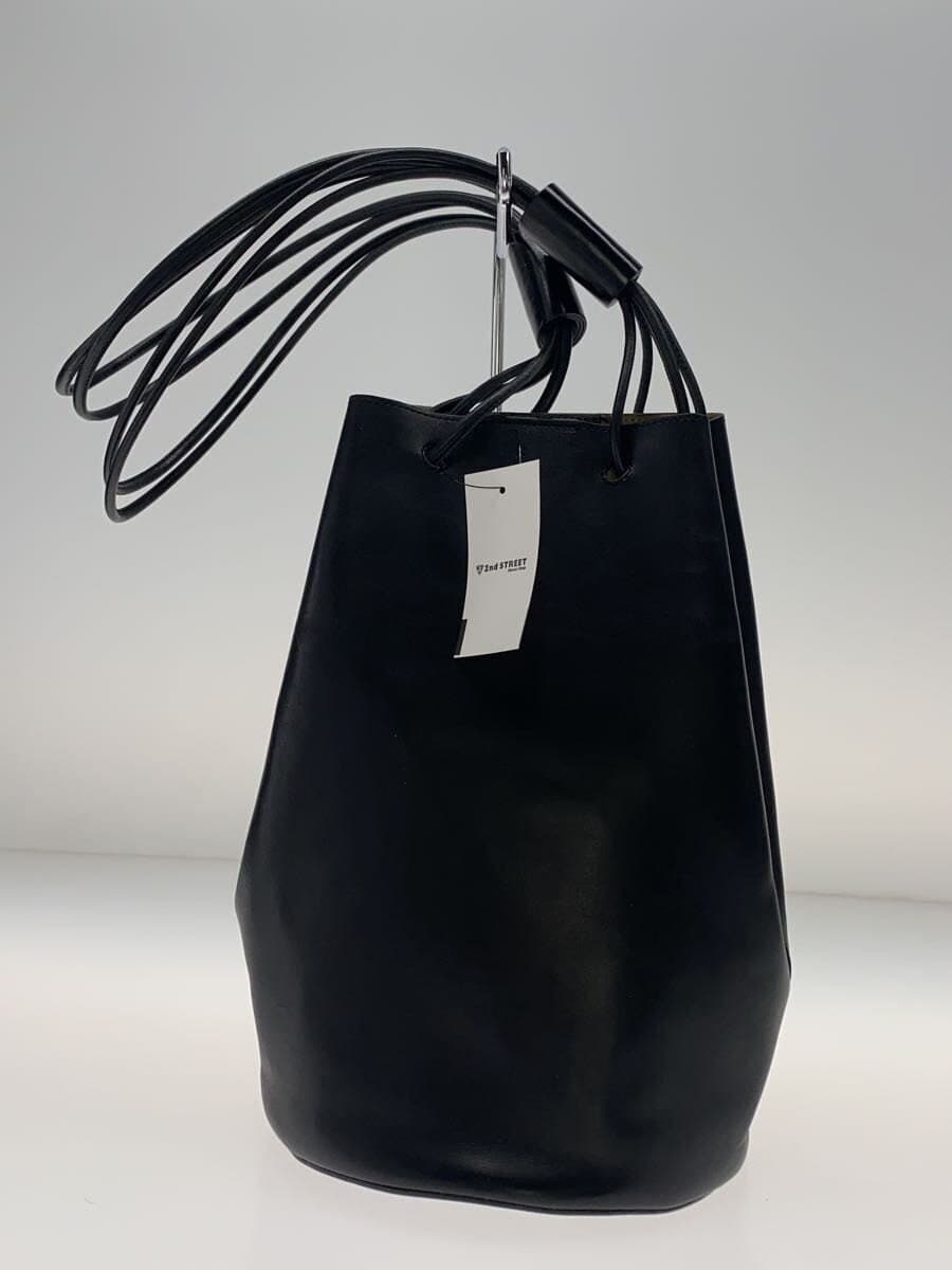 FEEL AND TASTE Shoulder Bag Leather BLK 3