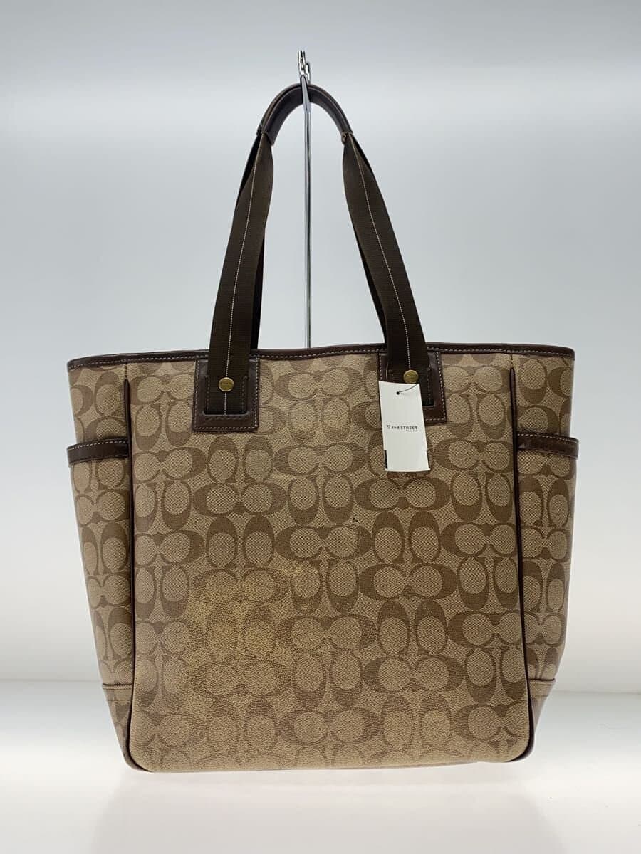 COACH Tote Bag PVC CML All Over Pattern 3