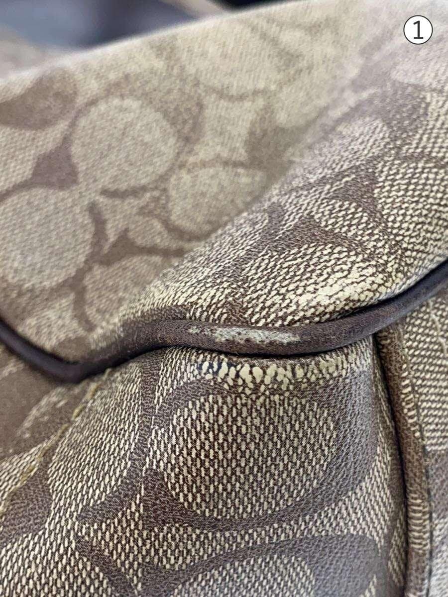 COACH Tote Bag PVC CML All Over Pattern 7