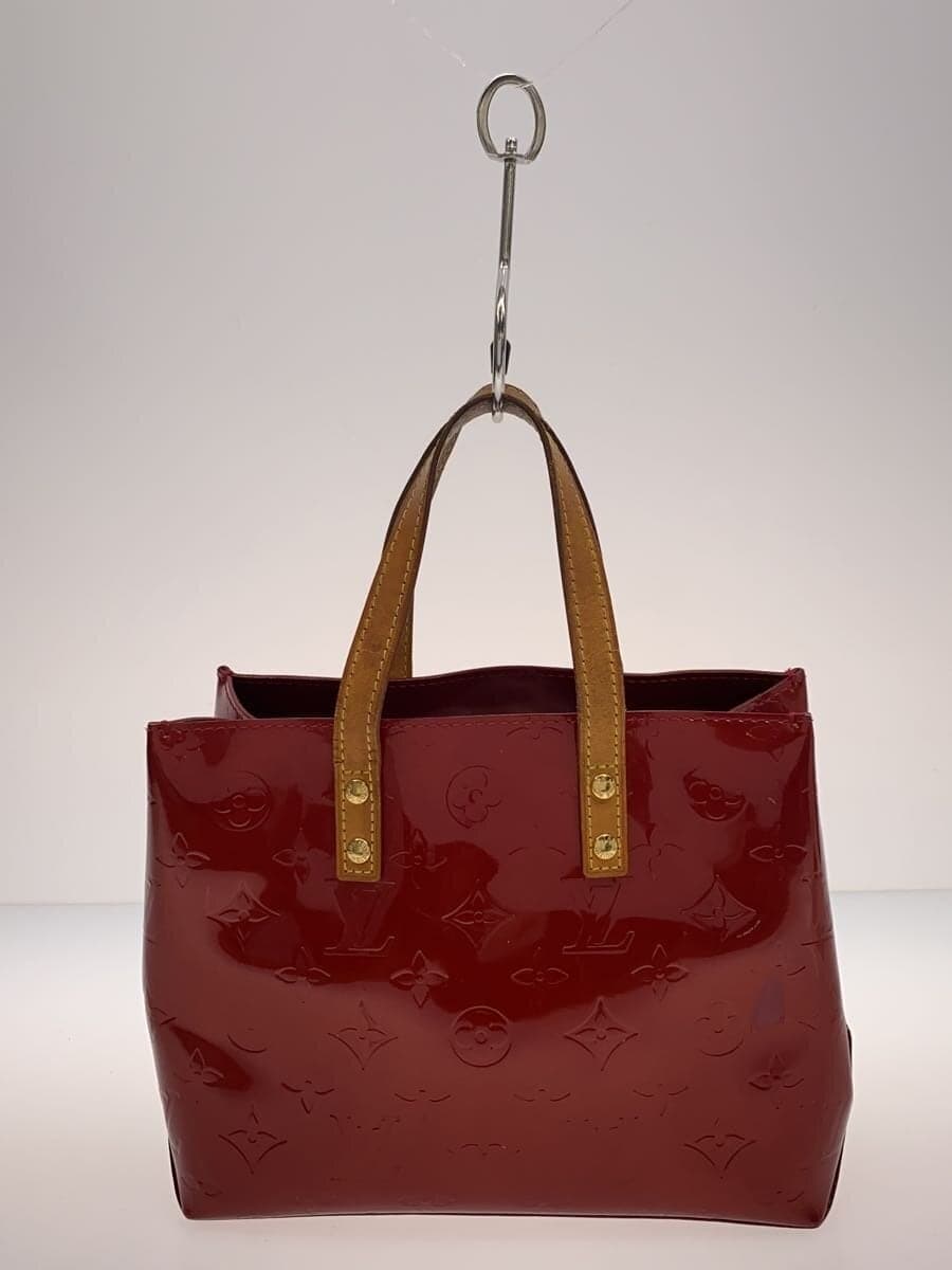 LOUIS VUITTON Lead PM_Monogram Vernis Patent Leather RED All Over Pattern 3