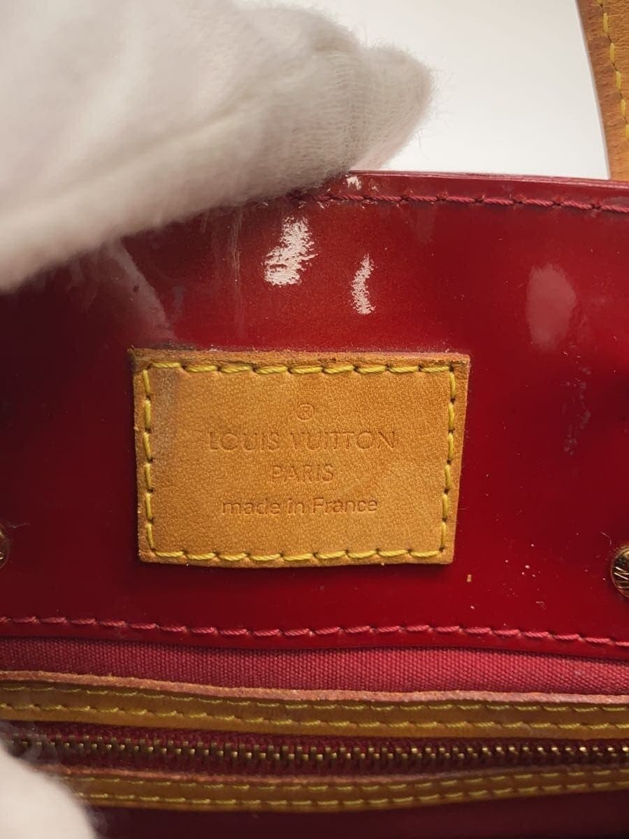 LOUIS VUITTON Lead PM_Monogram Vernis Patent Leather RED All Over Pattern 5