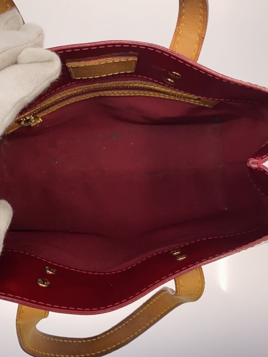 LOUIS VUITTON Lead PM_Monogram Vernis Patent Leather RED All Over Pattern 6