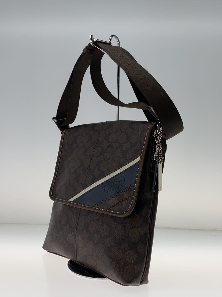 COACH Shoulder Bag BRW All Over Pattern 2