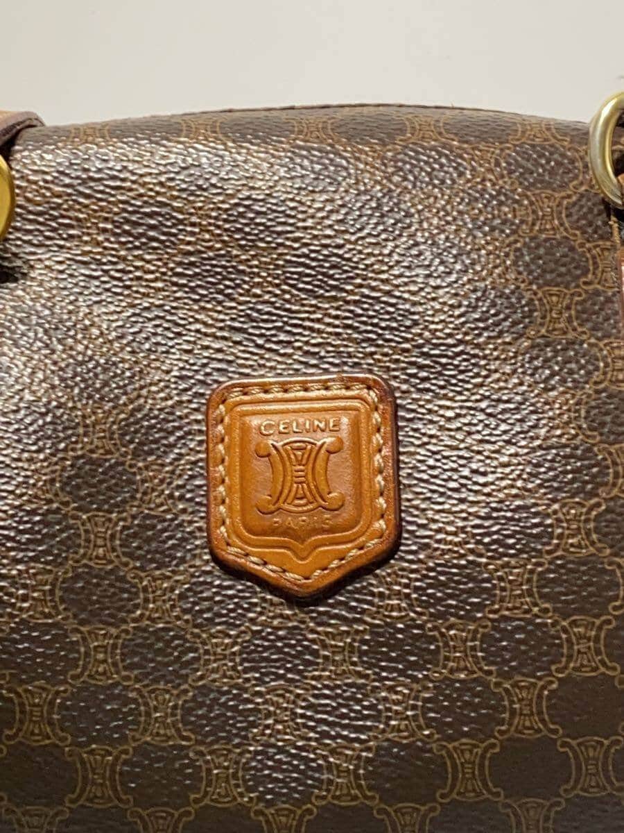 CELINE Papillon Macadam minor scratches some signs of use PVC BRW all-over 5