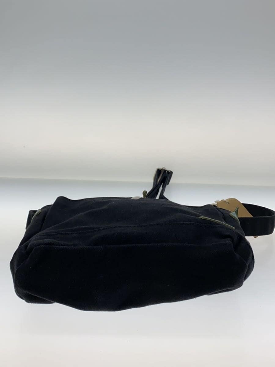 hobo shoulder bag canvas BLK 4