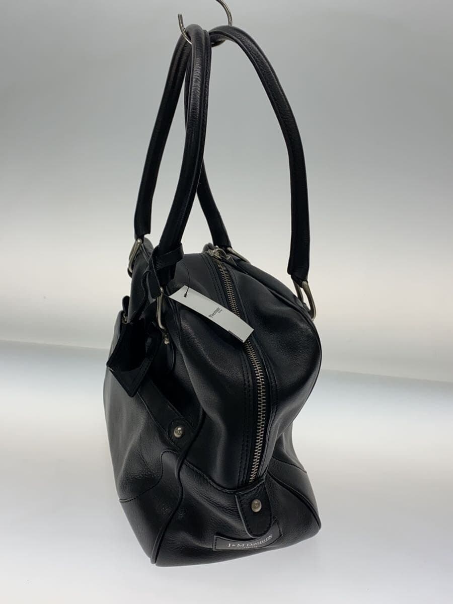 J&M DAVIDSON tote bag leather black 2