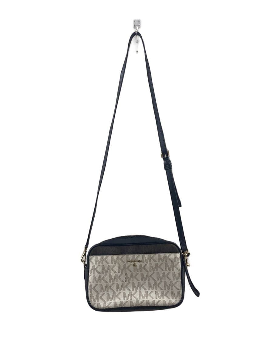 MICHAEL KORS Shoulder Bag Leather BRW All-over Pattern AC-1911