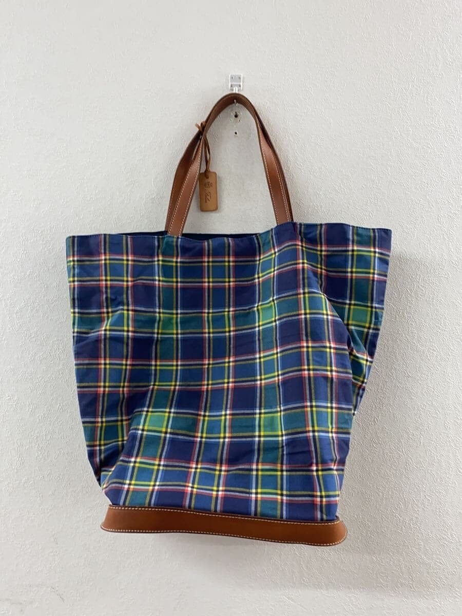 Felisi Tote Bag -- Multicolor Check 0011 1 3
