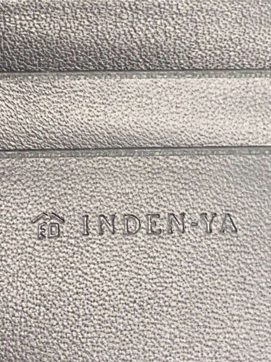 Inden-ya (INDEN-YA)Shoulder Bag Leather GRY Floral 5