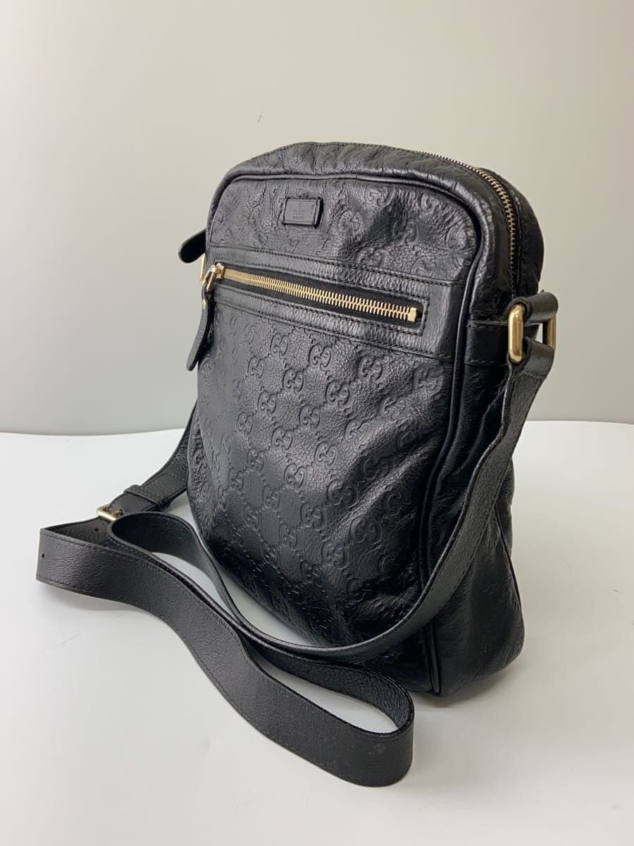 GUCCI Shoulder Bag BLK Solid 201418 520981 2