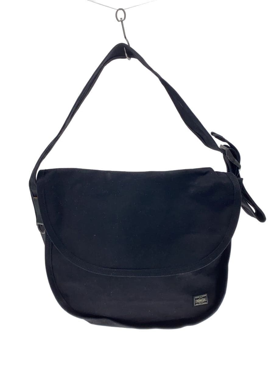PORTER Messenger Bag Shoulder Bag BLK Solid