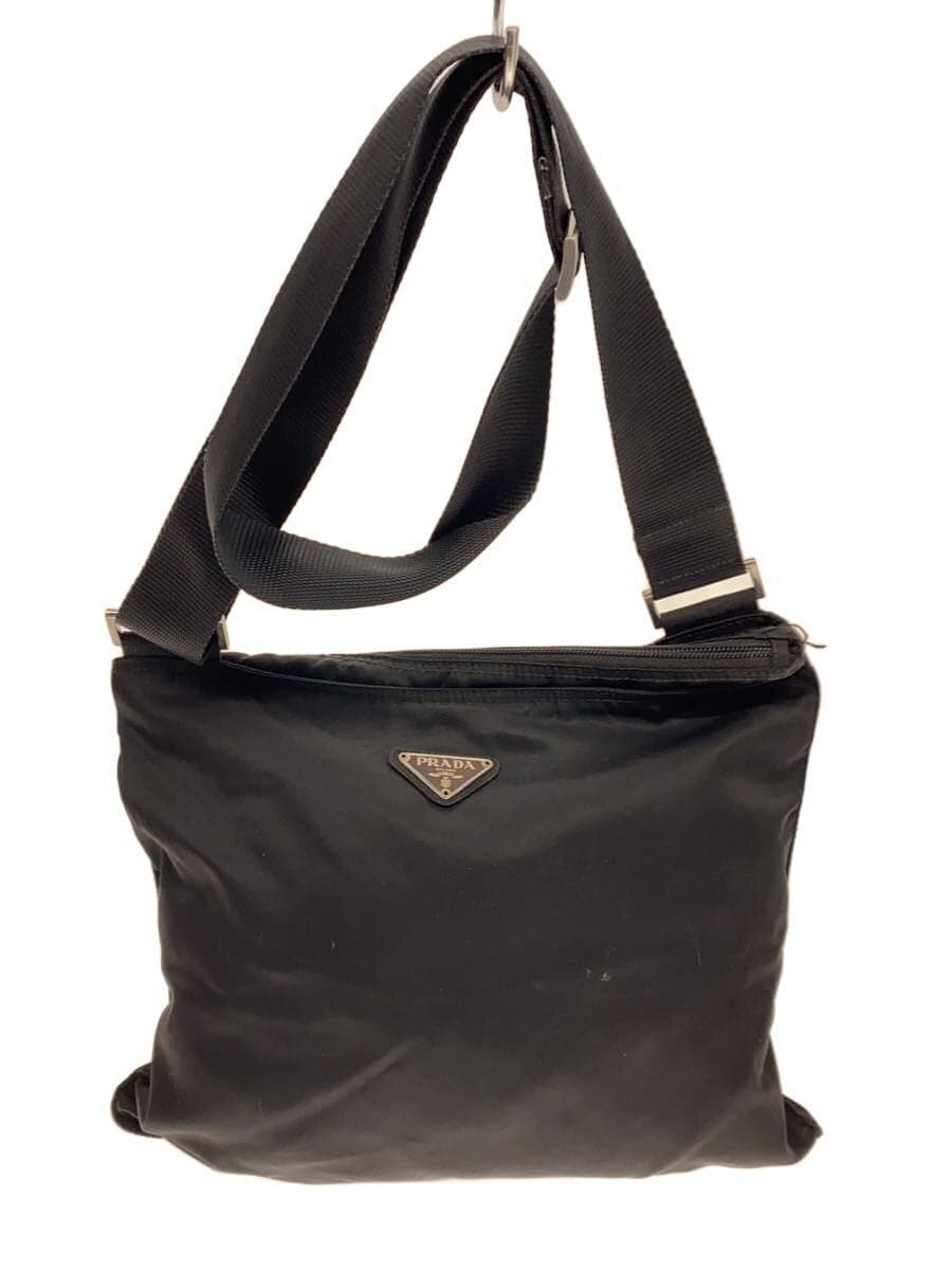 PRADA Shoulder Bag Nylon BLK