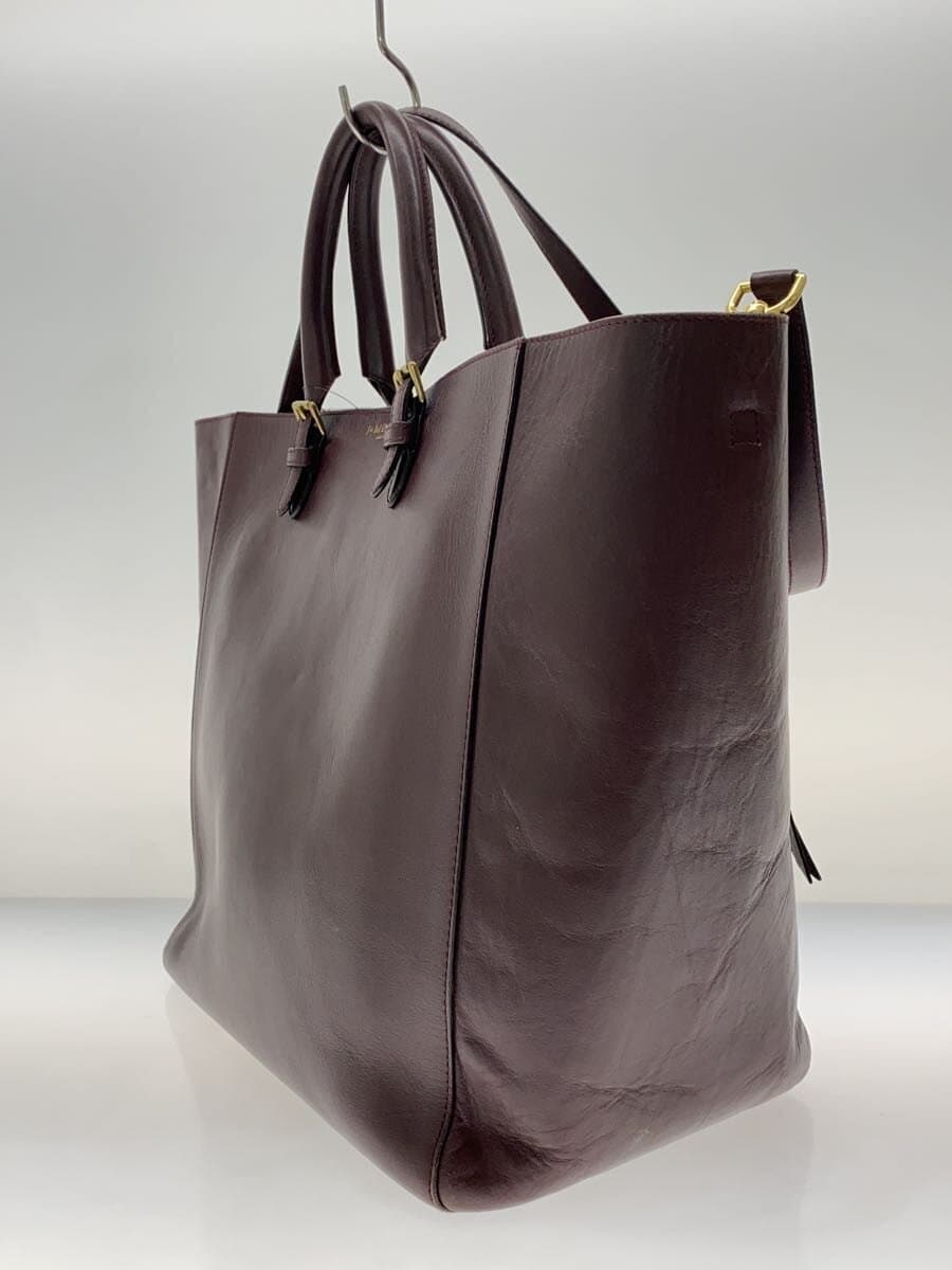 J&M DAVIDSON2-Way Tote Bag Leather BRD Solid 2