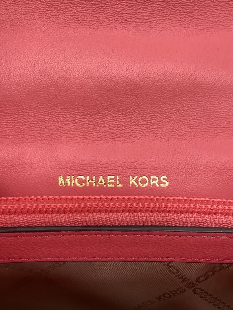 MICHAEL KORS SOHO Chain Shoulder Bag Leather PNK Solid 5
