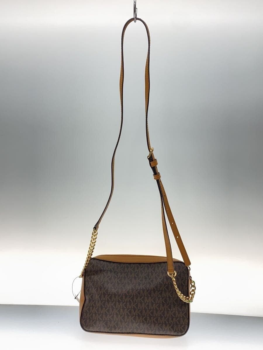 MICHAEL KORS Shoulder Bag Faux Leather BRW All-over Pattern 35f8gttc3b 3