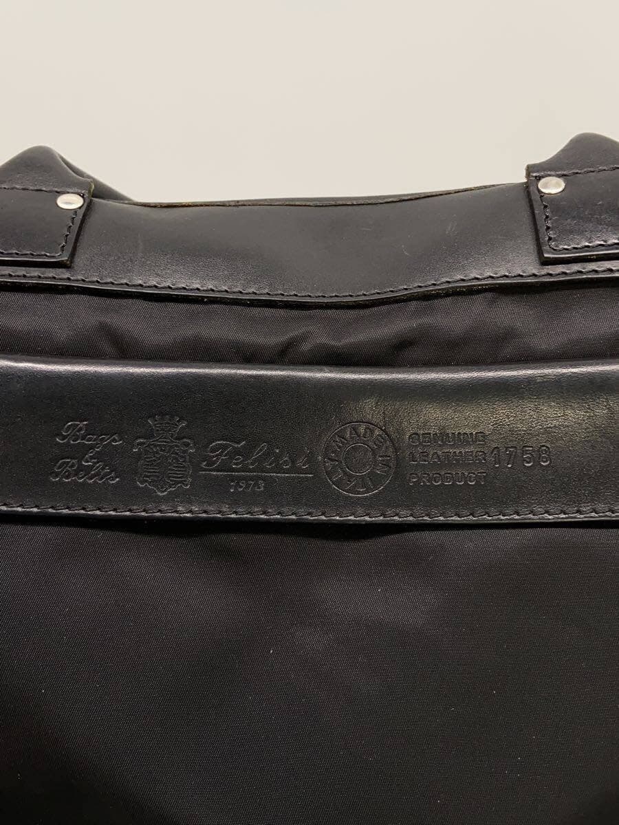 Felisi Briefcase Nylon Black Solid Color 5