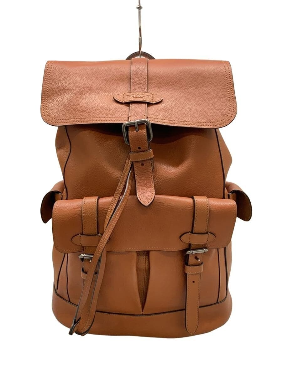 COACH Backpack Leather BRW Solid Color F36811