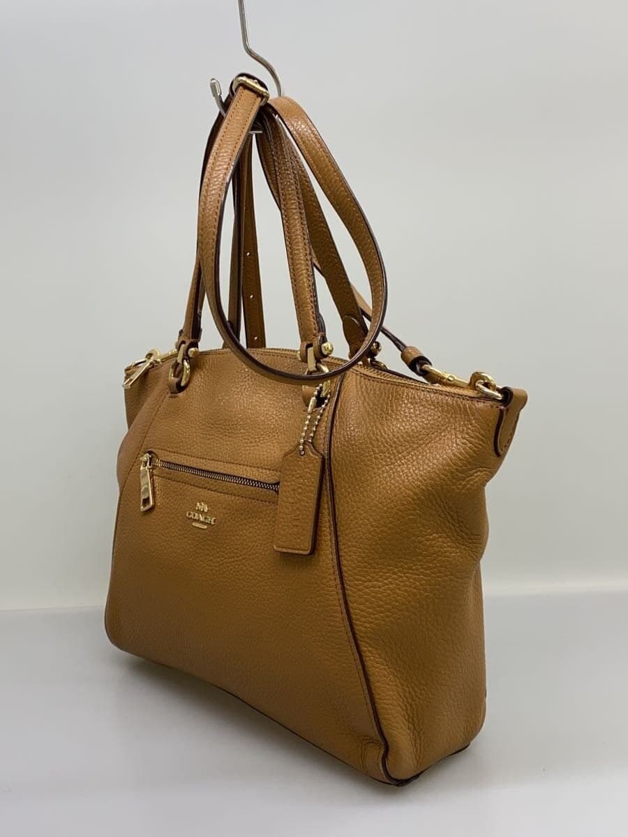 COACH Shoulder Bag Prairie Satchel Leather BRW 79997 Leather Wear Present 2