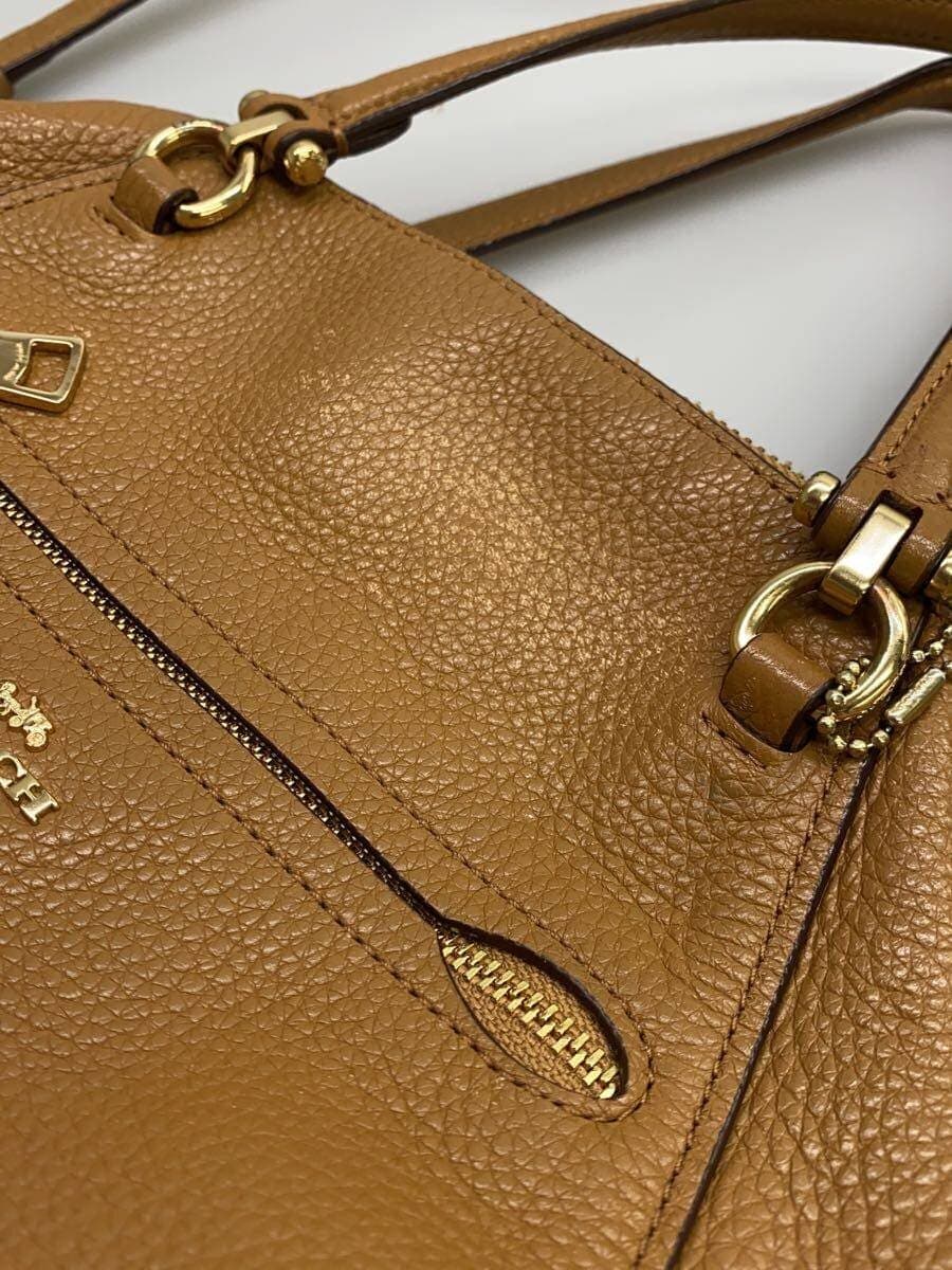 COACH Shoulder Bag Prairie Satchel Leather BRW 79997 Leather Wear Present 8