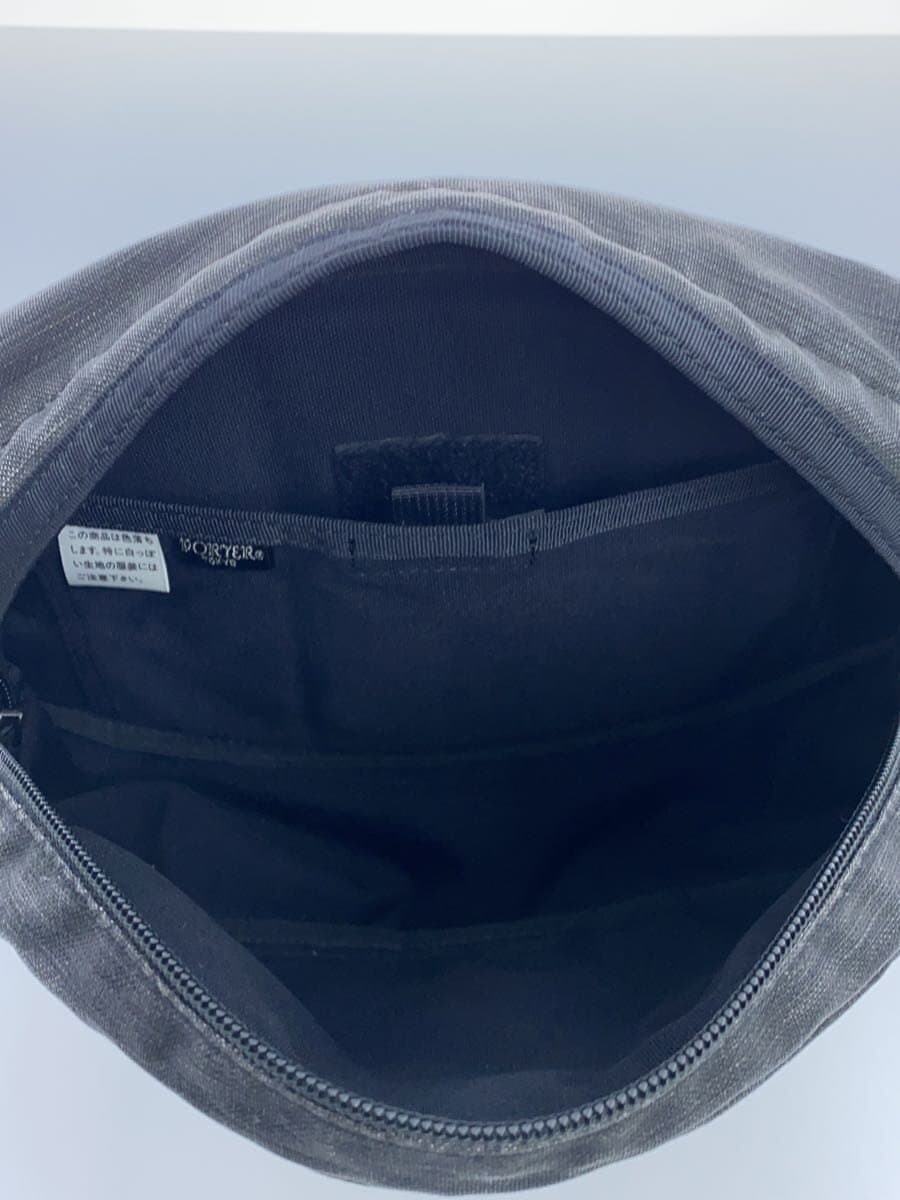 PORTER Shoulder Bag Canvas BLK Solid 6