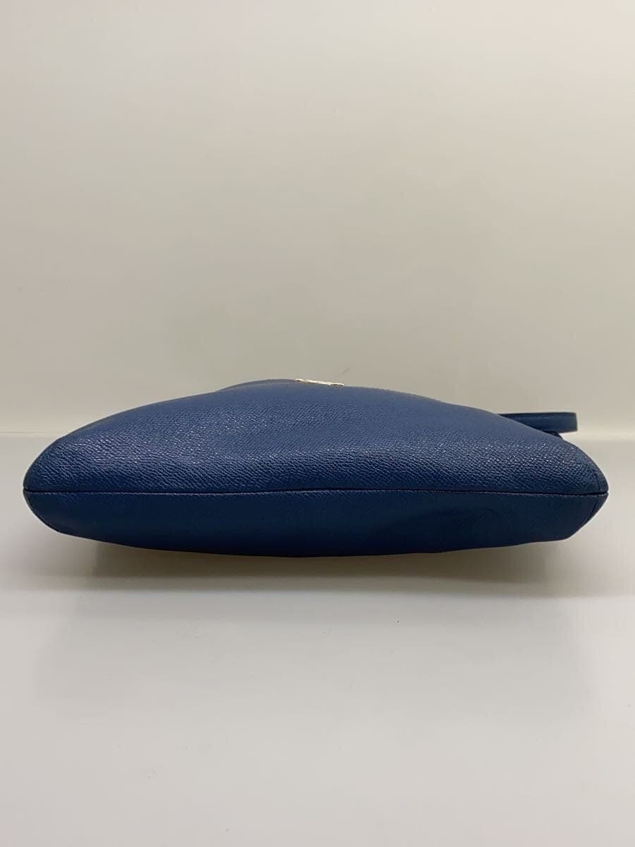 COACH shoulder bag leather NVY 4