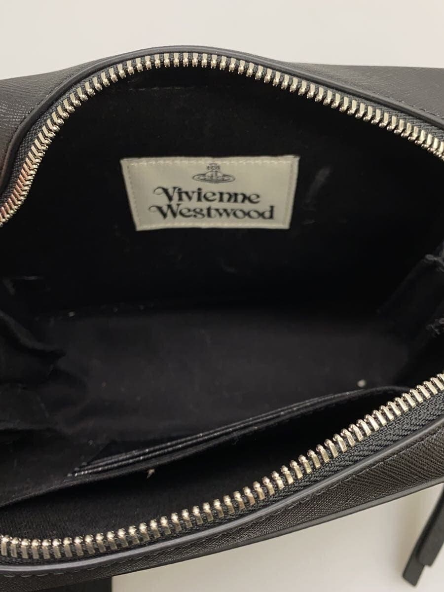 Vivienne Westwood shoulder bag leather BLK plain 58010003US0021N401 6