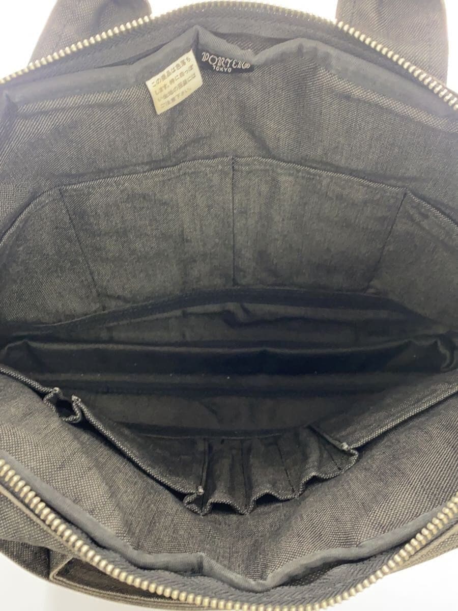 PORTER Briefcase Canvas BLK 592-06363 6