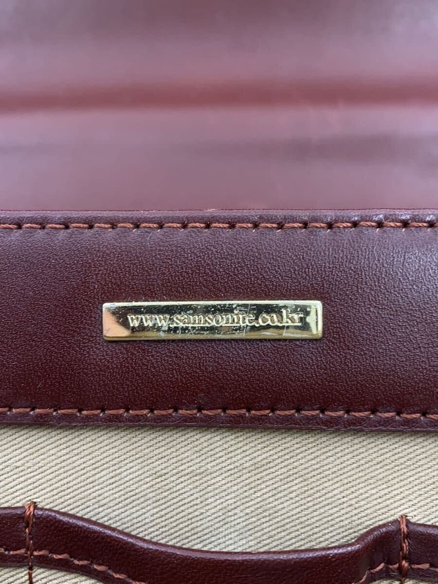 SAMSONITE Briefcase Leather BRW Solid 5