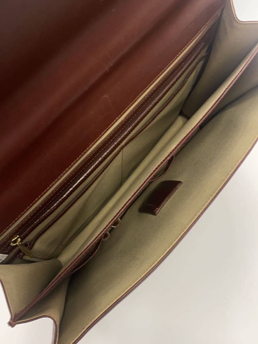 SAMSONITE Briefcase Leather BRW Solid 6