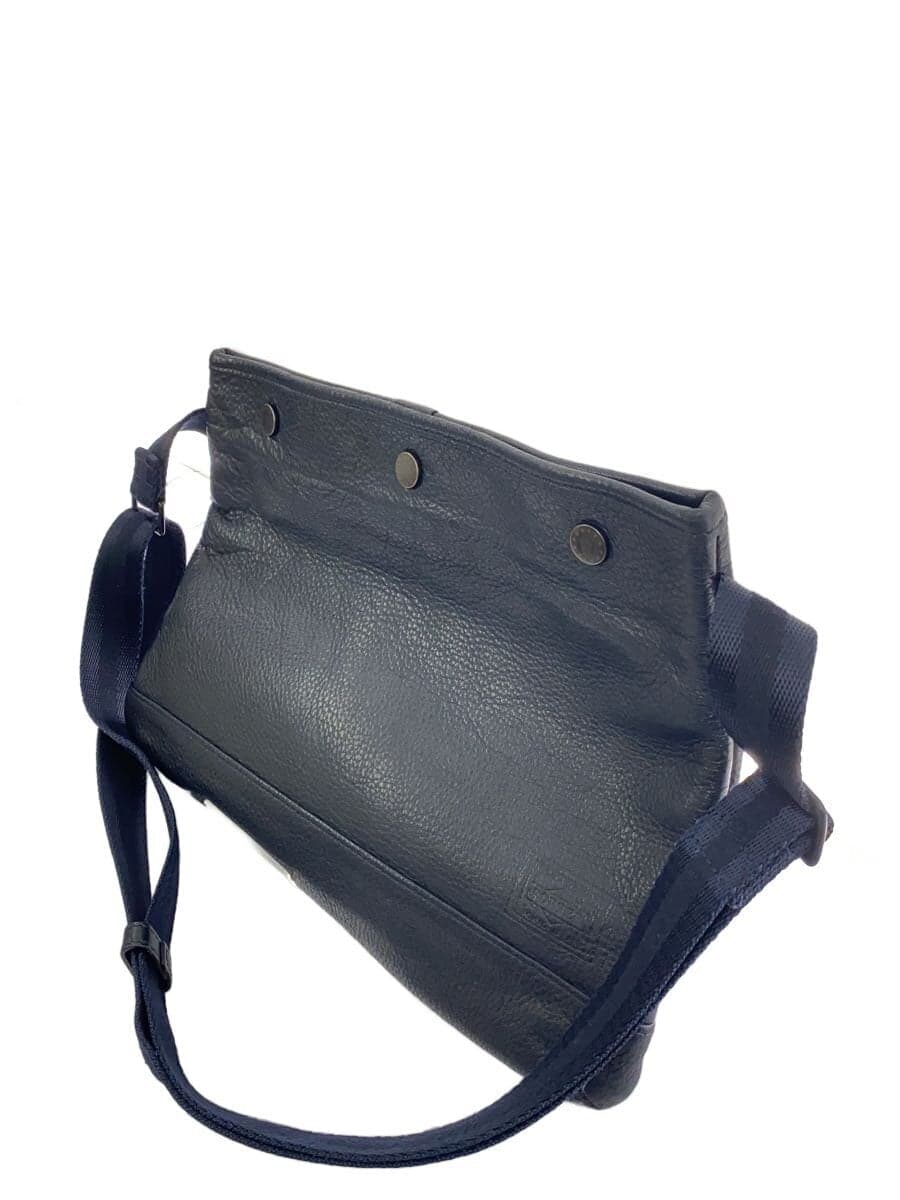 PORTERDELIGHT Sacoche Shoulder Bag Leather BLK 2