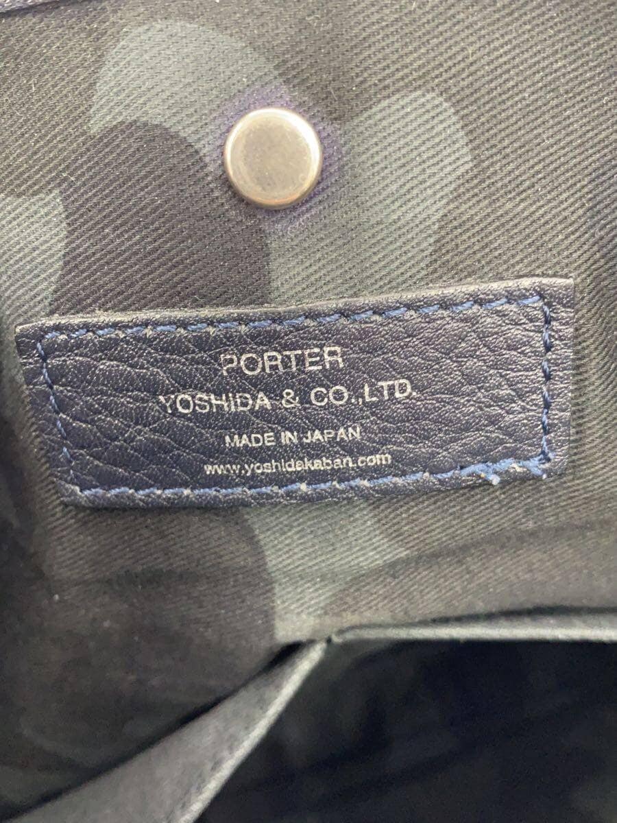 PORTERDELIGHT Sacoche Shoulder Bag Leather BLK 4