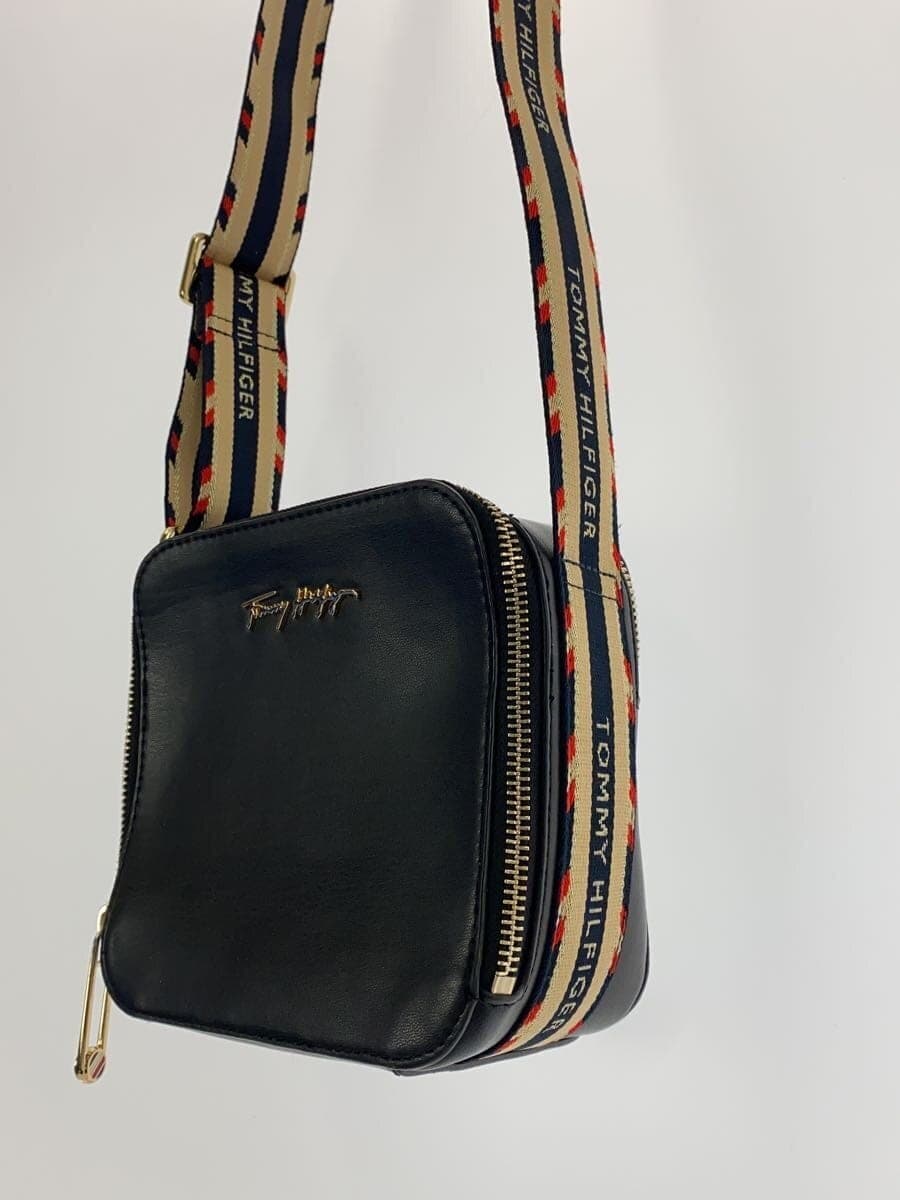 TOMMY HILFIGER Shoulder Bag Leather BLK Solid 6800515238 2