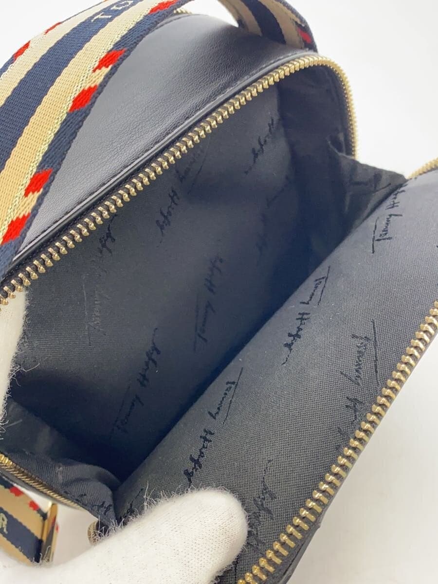 TOMMY HILFIGER Shoulder Bag Leather BLK Solid 6800515238 6