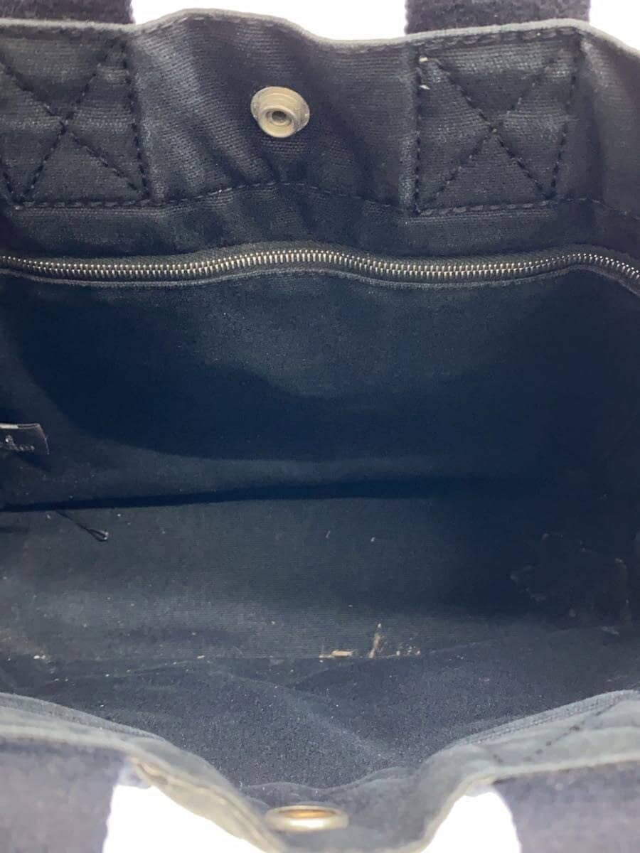 HERMES tote bag canvas BLK 6