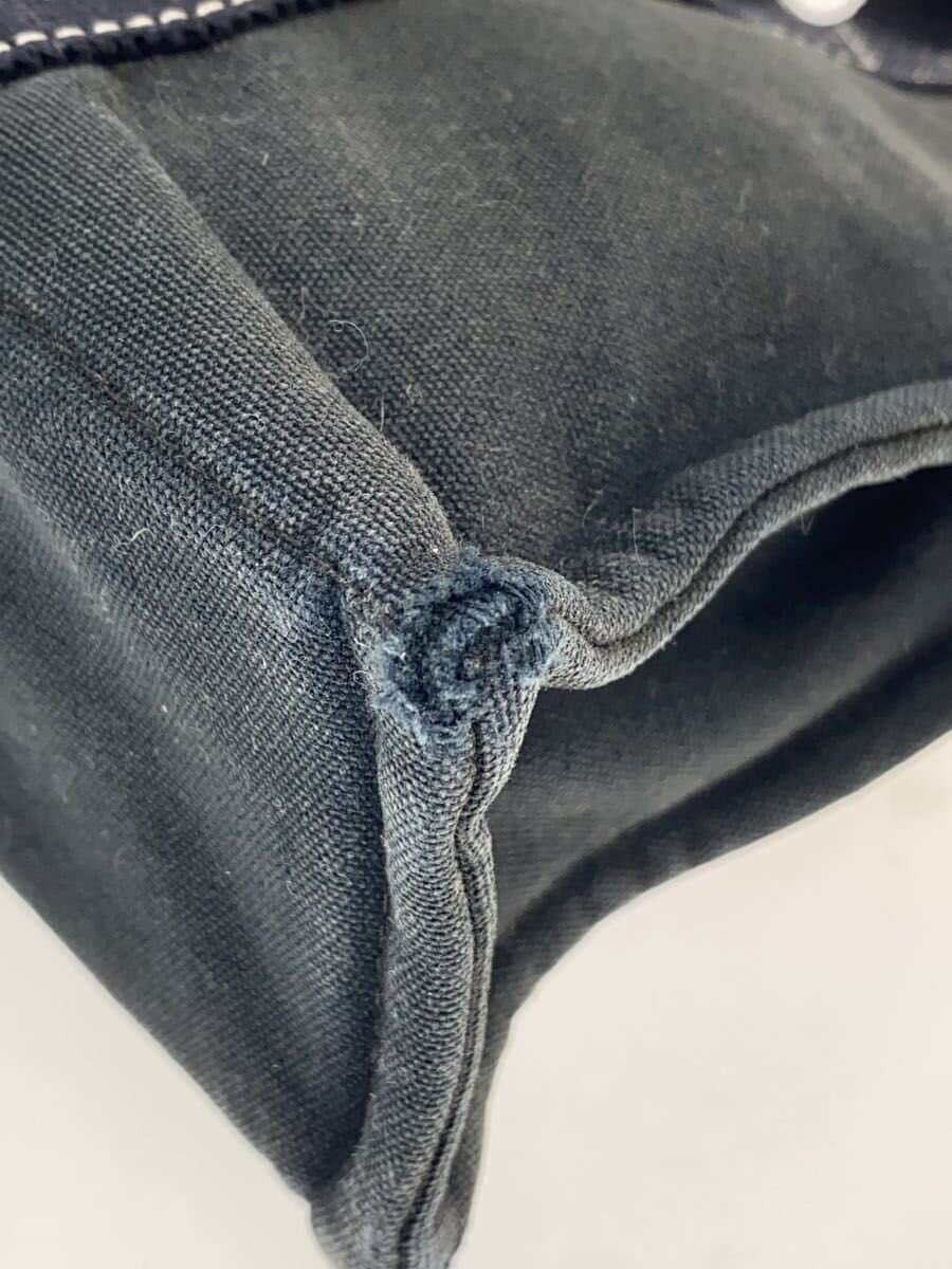 HERMES tote bag canvas BLK 7