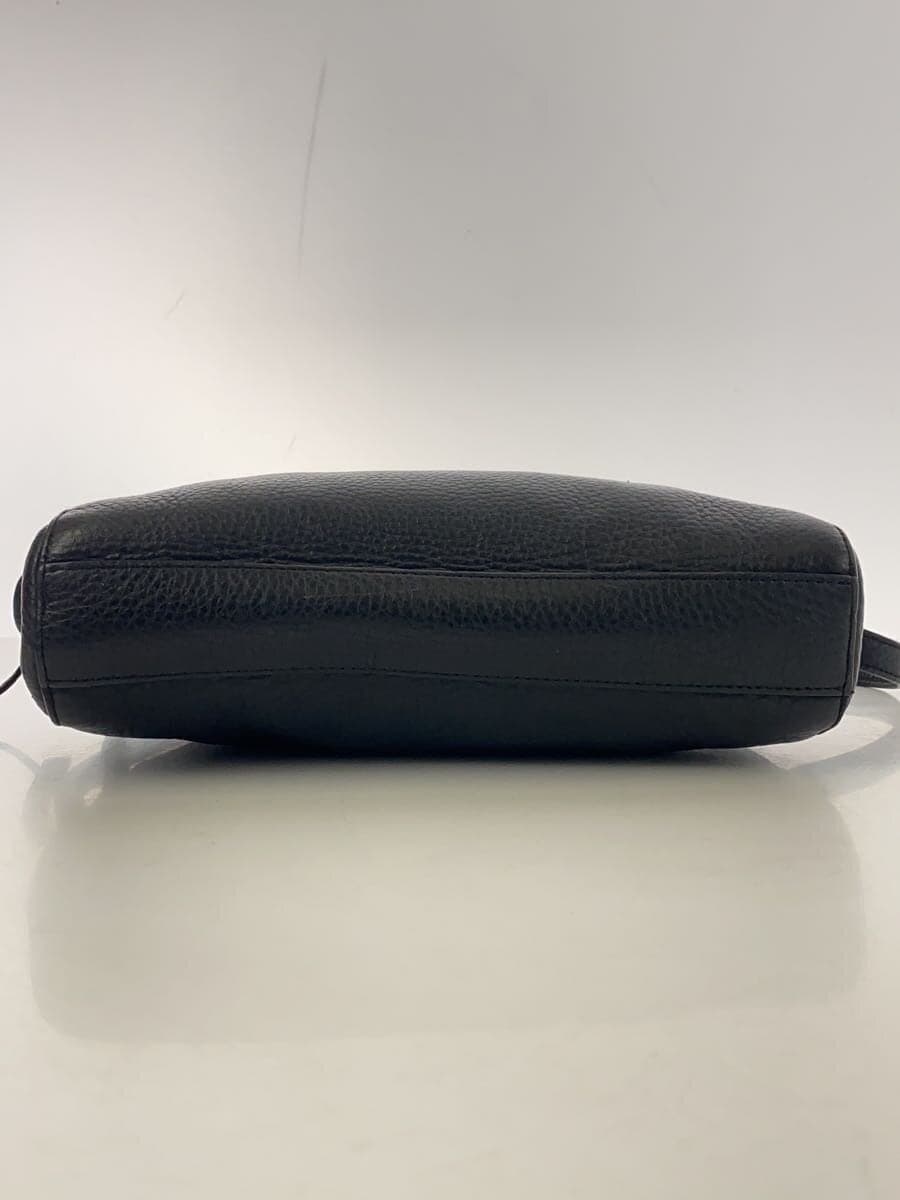 agnes b. shoulder bag leather BLK ns02-04 4