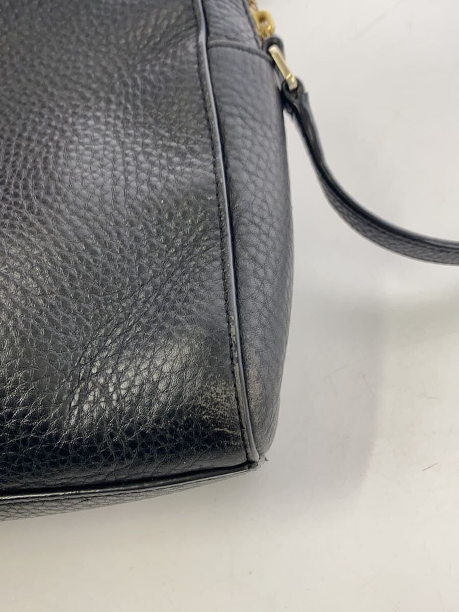 agnes b. shoulder bag leather BLK ns02-04 7