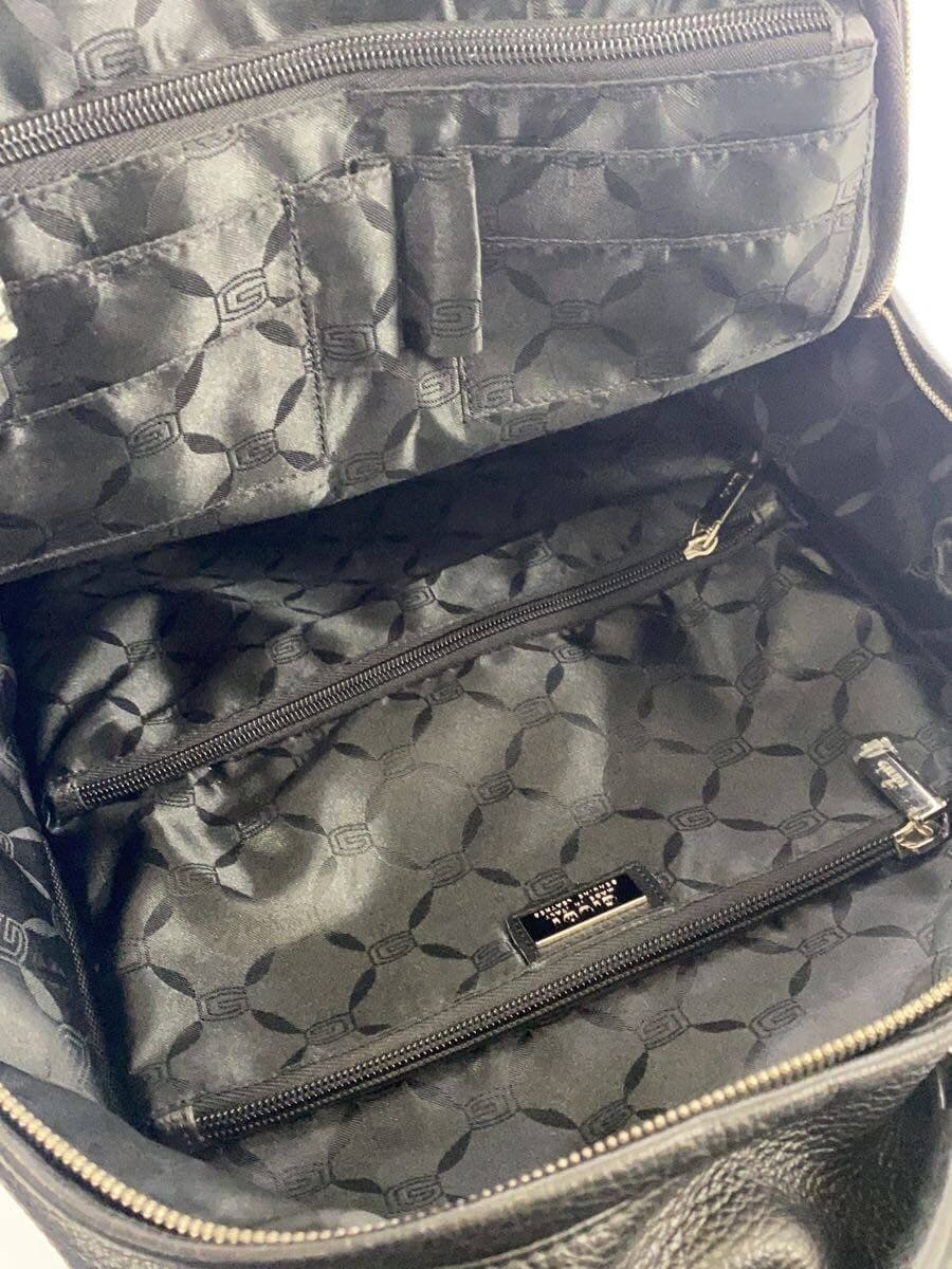 Other brand GIUDI backpack leather BLK plain 6